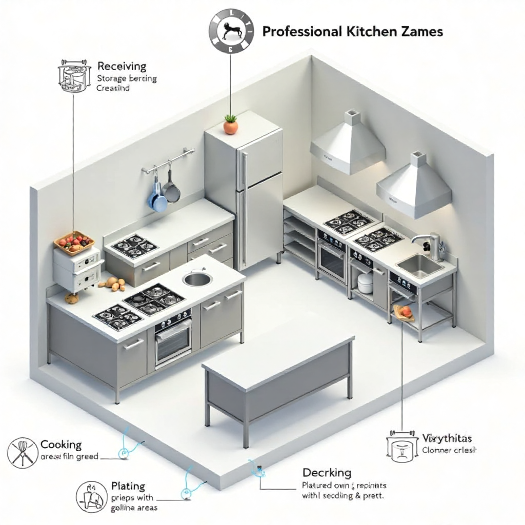 Consigli per organizzare una cucina professionale efficiente: spazi, attrezzature e flussi di lavoro